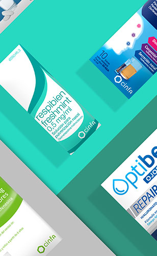 CINFA medicamentos sin receta y OTC Bodegón de medicamentos sin receta y OTC de CINFA