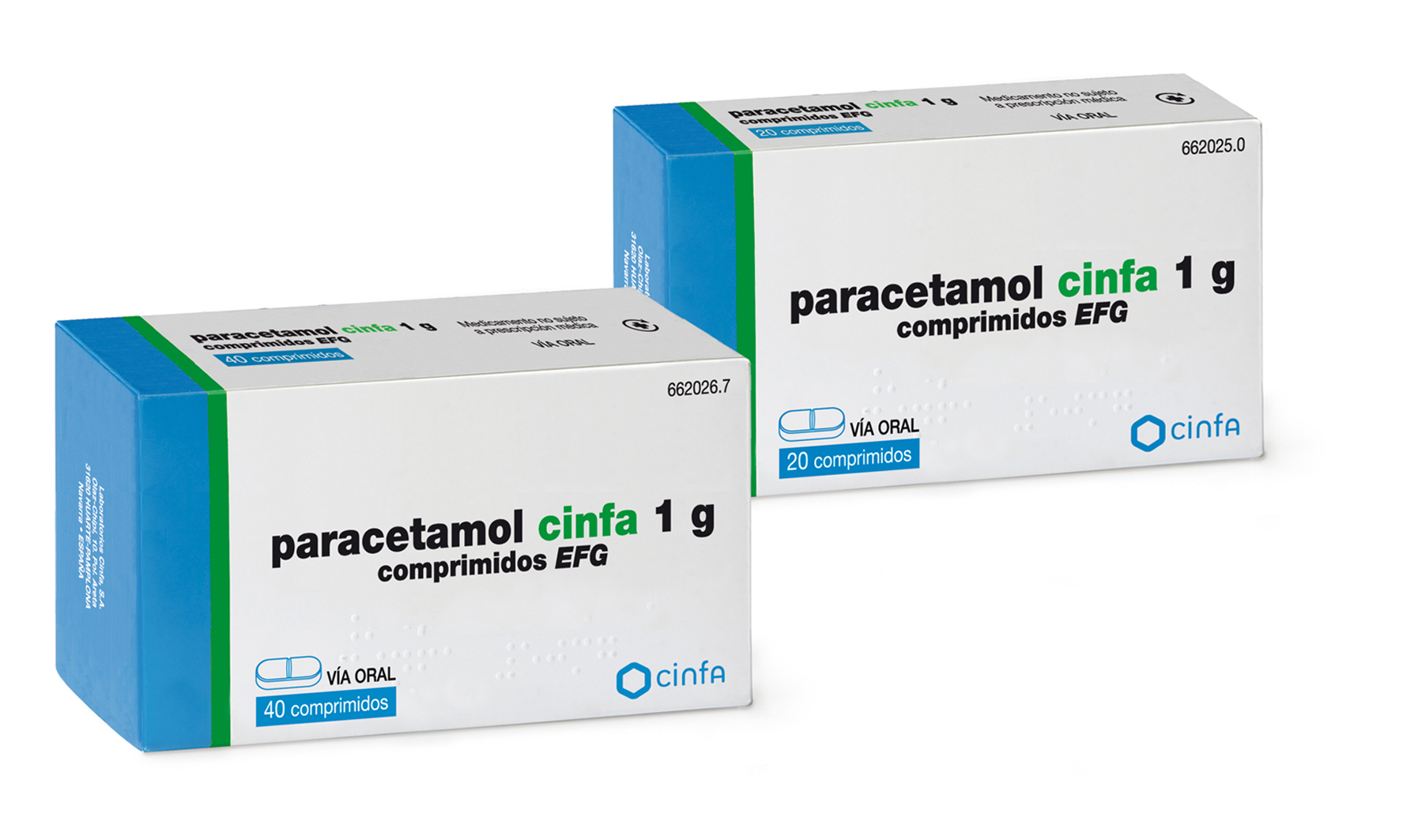 Cinfa paracetamol cinfa g. comprimidos EFG